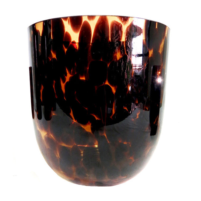 Flare Rounded Base H16.5 D15.5/8 Tortoise Shell