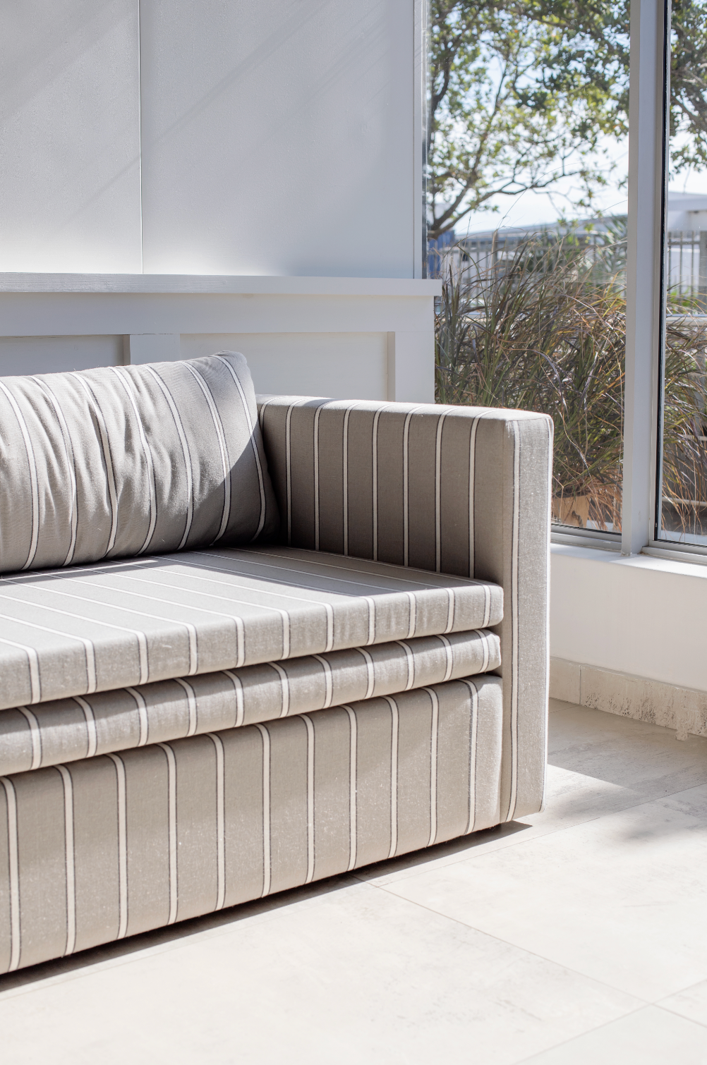 Maddox Stripe Sofa