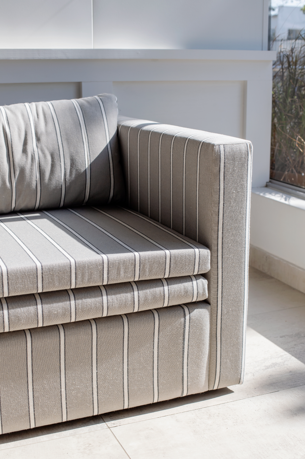 Maddox Stripe Sofa