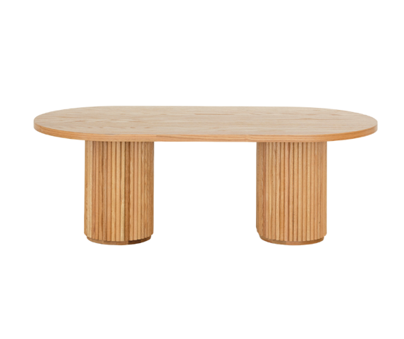 Fluted Oval Dining Table