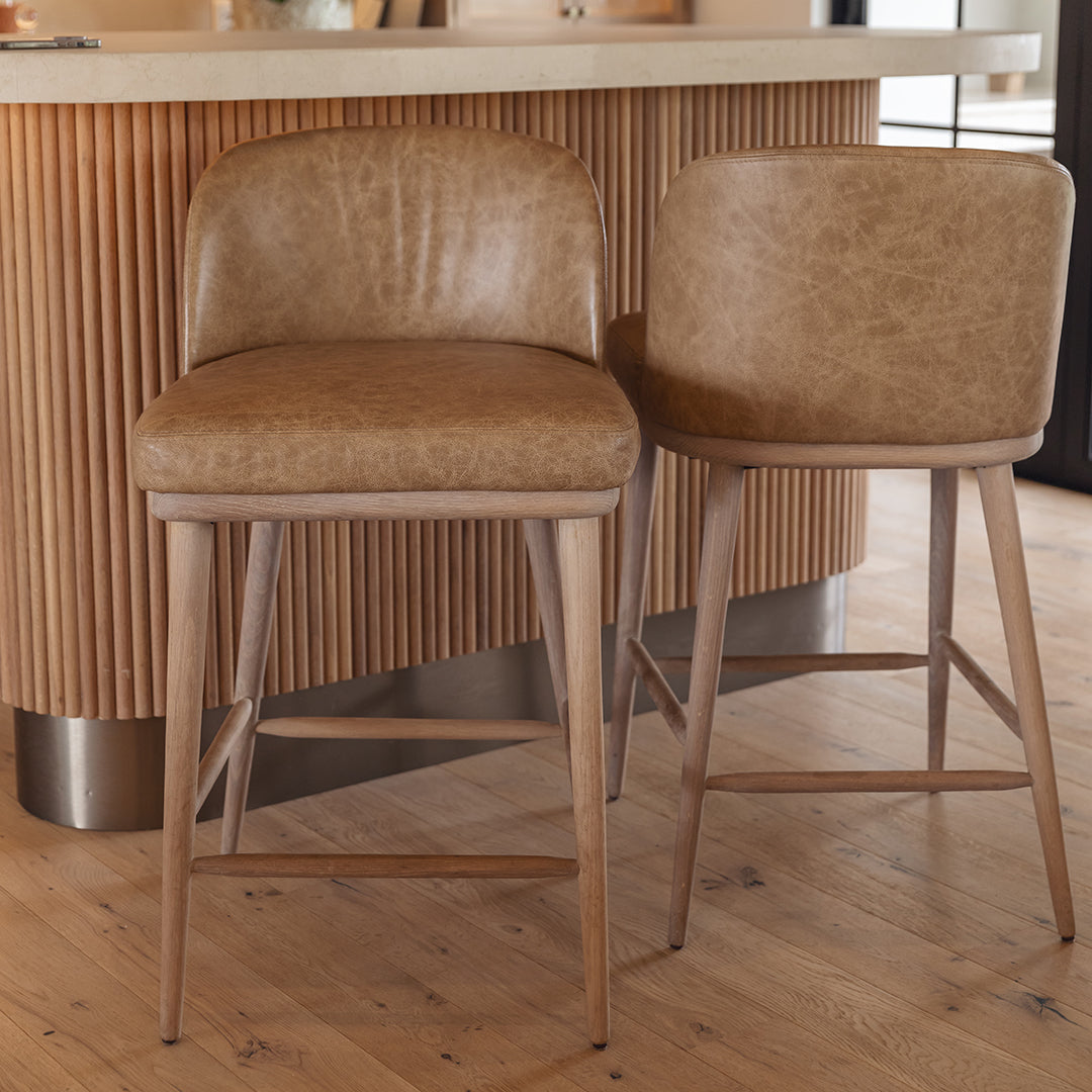 Leather Bar Stool