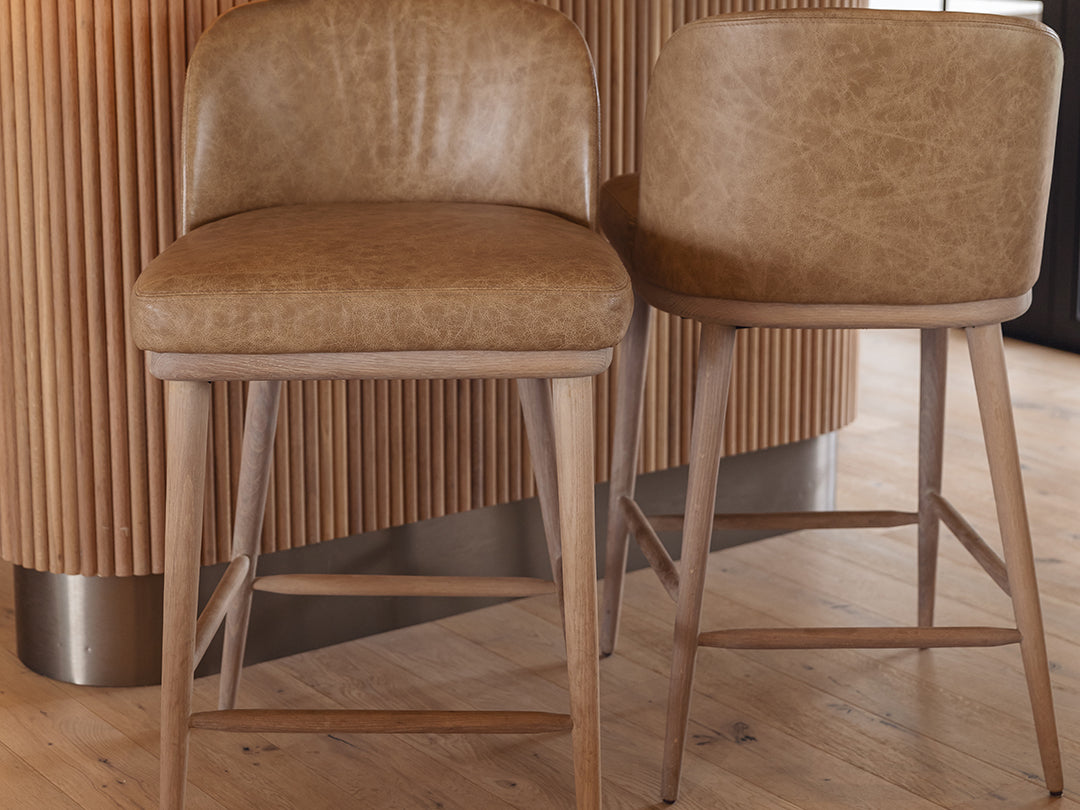 Leather Bar Stool