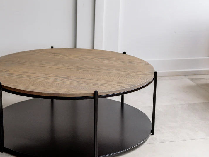 Oak Round Coffee Table