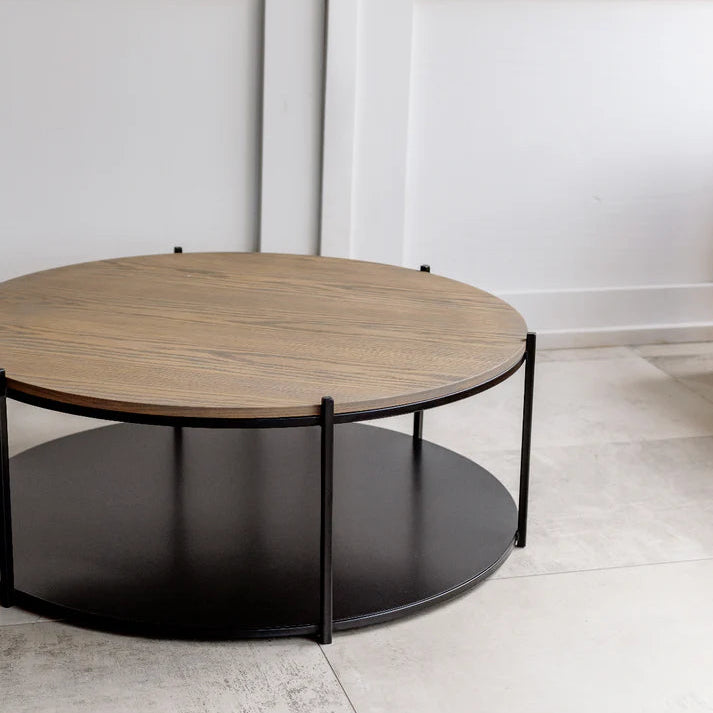 Oak Round Coffee Table