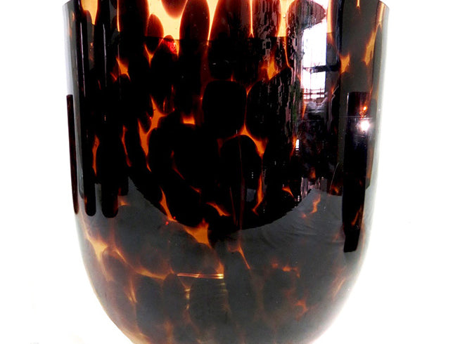 Flare Rounded Base H16.5 D15.5/8 Tortoise Shell
