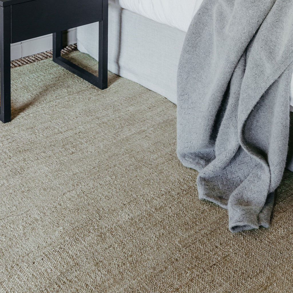 Moss Light Green Jute Rug