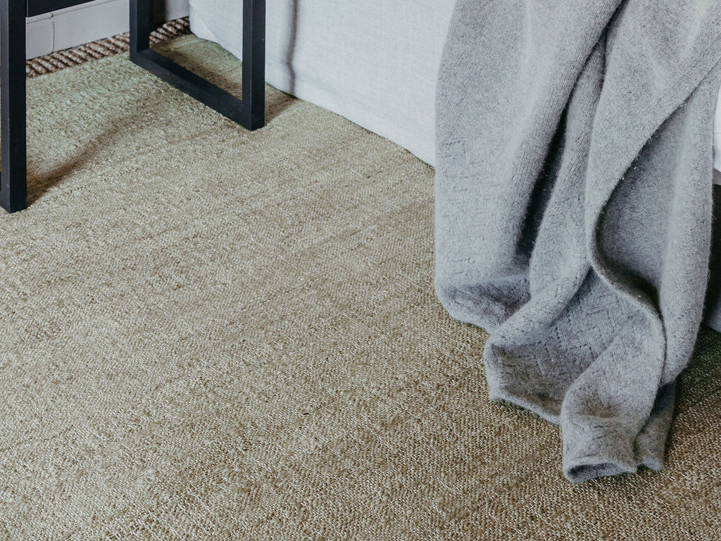 Moss Light Green Jute Rug