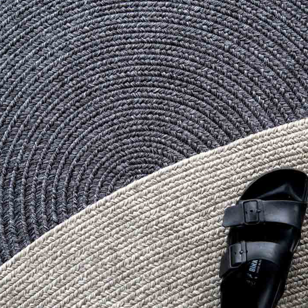 Shaka Canvas Outdoor Round Rug